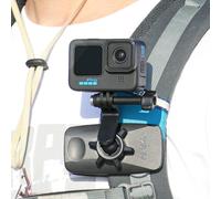 SEASKY Vlog Zaino Strap Clip Mount Funzione Magnetica Testa a Sfera Angolo di Costruzione Regolabile per Gopro Hero 12/11/10/9 DJI Action 4/3/2 Insta360 One X3 X2 RS Go 3 2 Accessori per Fotocamera