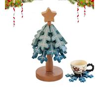 Seasonal Table Protection: Featuring a Christmas tree design, these wooden trivets protect surfaces from hot dishes while infusing a sense of occasion into your meals, making them adding f