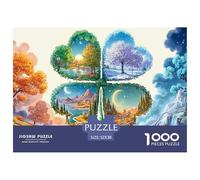Seasonal TreeUltimate Challenge Jigsaw Puzzles for Adults Conquer The 1000-Piece (Advanced) Impossible, Hard, And Difficult Challenging Puzzle Educational Games - This Is The Pinnacle Gift Jigsaw Puz