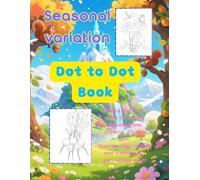 Seasonal variation Books,Dot To Dot Coloring books for Adults Relaxation,It contains 50 drawings and the book is 8.5*11 inches in size.Dot:Vase, kettle.