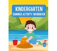 Seasonal Workbook For Kindergarten :Summer Vocabulary Activity Book for Kids Ages 4-7: 40 Fun Printable Pages with Word Matching, Cut & Paste, and Word Search