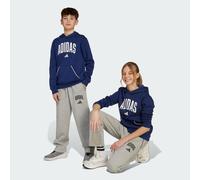 adidas Seasonals Essentials Collegiate Typography Jr - pantaloni fitness - ragazzo 7-8A Grey junior Recycled Polyester