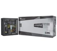 PRIME Fanless TX alimentatore per computer 700 W 20+4 pin ATX ATX Nero, Alimentatore PC Nero, 700 W, 100 - 240 V, 50/60 Hz, 4.5 - 9.5 A, 100 W, 696 W