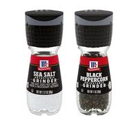 Seasoning Bundle - 2 Items: McCormick's Sea Salt Grinder 2.12 Oz. and McCormick's Black Peppercorn Grinder 1.0 Oz. by McCormicks