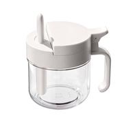 Seasoning Jars - Airtight Glass Organizer, Spoon Lid System Kitchen Storage Solution | Honey Sugar Container Camping Home Cabinet Pantry Countertop Kitchen Seasoning Preservation Fresh Keeping D