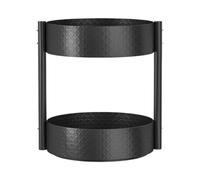 Seasoning Organizer - Rotating Storage Tray for Pantry Counter | Flexible Turntable Base with Smooth Spins Action, Circular Arrangement Rack Supporting Jars Snacks Bathroom Vanity Medicine Fridge