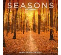 Seasons 2026 Calendar | Square Wall Calendar | Travel & Nature Gift | Plastic Free Packaging | by Avonside Publishing