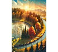 Seasons Collection - Graph Notebook 6 x 9 inches: Seasons Collection - Handy squared pages for on-the-go projects