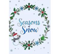 Seasons of Snow | Cosy winter adult colouring book