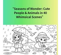 “Seasons of Wonder: Cute People & Animals in 40 Whimsical Scenes”