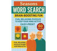 Seasons Word Search Brain-Boosting Fun: Fun, Relaxing Puzzles to Keep Your Mind Active EASY-PRINT