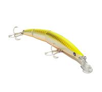 Seaspin Buginu 115 Bìu - Esca Artificiale per la Pesca a Spinning, Minnow Snodato Galleggiante 115 mm 13 g - Nuoto Naturale, Lanci Lunghi, Ancorette BKK Super Sharp - Per Spigola, Barracuda (GLB)