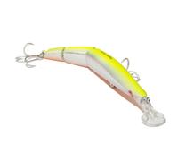 Seaspin Buginu 115 Bìu - Esca Artificiale per la Pesca a Spinning, Minnow Snodato Galleggiante 115 mm 13 g - Nuoto Naturale, Lanci Lunghi, Ancorette BKK Super Sharp - Per Spigola, Barracuda (GBA)