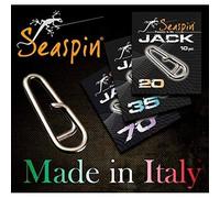 Seaspin - Connettore per pesca veloce (70 libbre, 31,75 kg, acciaio inossidabile)