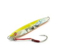 Seaspin Leppa 18 Slim - Esca Artificiale per la Pesca a Spinning, Casting Metal Jig 68 mm 18 g - Baricentro Basso Long Cast, Scatti Laterali in Jerk - Assist e Amo BKK #2 - Predatori Costieri (GBA)