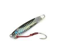 Seaspin Leppa 18 Slim - Esca Artificiale per la Pesca a Spinning, Casting Metal Jig 68 mm 18 g - Baricentro Basso Long Cast, Scatti Laterali in Jerk - Assist e Amo BKK #2 - Predatori Costieri (ACC)