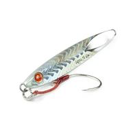 Seaspin Leppa 38 Slim - Esca Artificiale per la Pesca a Spinning, Casting Metal Jig 87 mm 38 g - Baricentro Inferiore, Assist BKK Slow Jigging Hook - Per Spigole Barracuda Ricciole Tunnidi (WCR)