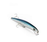 Seaspin Mommotti 115 SF - Esca Artificiale per la Pesca a Spinning, Long Jerk Minnow Galleggiante 115 mm 12 g - Baricentro Dinamico D.C.G., Armatura Passante - Spigola e Predatori Marini (AGUP)