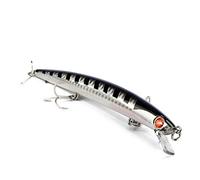 Seaspin Mommotti 140 SK - Esca Artificiale per la Pesca a Spinning, Long Jerk Minnow Affondante 140 mm 17 g - Lanci Lunghi, Assetto Stabile - Per Spigola e Predatori Marini (BAR)