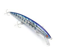 Seaspin Mommotti 160 SF - Esca Artificiale per la Pesca a Spinning, Long Jerk Minnow Galleggiante 160 mm 21 g - Lanci Lunghi, Nuoto Reattivo - Per Predatori Marini (BONITO)
