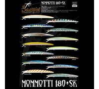 Seaspin Esca artificiale Mommotti 180 SK – Minnow affondamento lento 180 mm 29 g (MR-GAS)