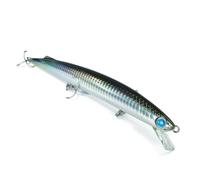 Seaspin Mommotti 190 K - Esca Artificiale per la Pesca a Spinning in Mare, Long Jerk Minnow Sinking 190 mm 35 g - Armatura Passante, Ancorette BKK 4X - Lanci Lunghissimi, Alta Reattività (SAR)