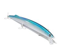 Seaspin Mommotti 190 K - Esca Artificiale per la Pesca a Spinning in Mare, Long Jerk Minnow Sinking 190 mm 35 g - Armatura Passante, Ancorette BKK 4X - Lanci Lunghissimi, Alta Reattività (AGU)