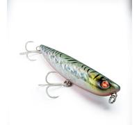 SEASPIN Pro-Q 120 Flat Color ITA Mackerel - 120 mm - 24 g - Esca artificiale Walking The Dog per la Pesca in Mare