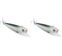 SEASPIN Pro-Q 90 Flat Color CRBO - 90 mm - 10,50 g - Esca artificiale Walking The Dog per la Pesca in Mare (Confezione da 2)