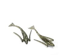 Seaspin Shrimp-U 2″ - Esca Artificiale Siliconica per la Pesca a Spinning e Rock Fishing, Soft Shrimp Bait 50 mm - Ideale per Texas Rig Shaky Head Drop Shot - Per Spigole Occhiate Scorfani (SH-35)