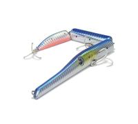 Seaspin Strega 257 - Esca Artificiale per la Pesca a Spinning, Swimbait Lipless Snodata Affondante 257 mm 35 g - Due Azioni in Una, Ancorette BKK 4X - Per Serra Barracuda Lecce Tunnidi Spigole (SAR)