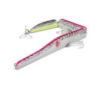 Seaspin Strega 257 - Esca Artificiale per la Pesca a Spinning, Swimbait Lipless Snodata Affondante 257mm 35g - Due Azioni, Ancorette BKK 4X - Per Serra Barracuda Lecce Tunnidi Spigole (PINK MACKEREL)