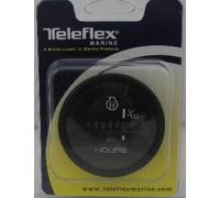 SeaStar Teleflex 68391P Eclipse Orologio Ore Pannello Manometro 2"