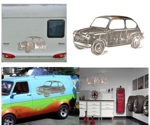 Seat 600, Adesivo In Vinile XL.