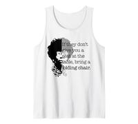 Seat at The Table Bring Sedia Pieghevole Citazione Shirley Chisholm Canotta