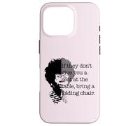 Seat at the table bring sedia pieghevole citazione Shirley Chisholm Custodia per iPhone 16 Pro