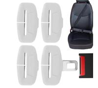 Seat Belts Buckle Holder, 2 Pack Silicone Car Seatbelt Insert Protector, Reusable Silent Dustproof Seat Belt Buckles, Scratch-Resistant Vehicle Interior Dust Cover For Garage Automotive Sedan Suv Rv T