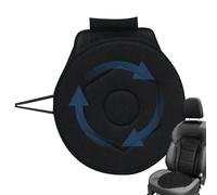 Seat Cushion - Round Disc Swivel Seat Cushion, Rotating Car Seats Cushions, 360 Degree Rotating Round Disc Car Seats Cushions | Built In Handle Rotary Chair Cushionns For Picnic, Outdoor, Home