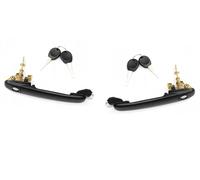 SEAT INCA 95-04 2x MANIGLIA PORTA ESTERNA DESTRA SINISTRA ANTERIORE CHIAVI 56mm