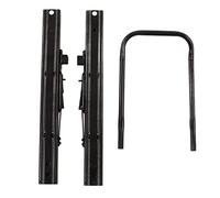 Seat Slider Track | Dual Locking Steel Rails for RVs/Boats/Trucks | Adjustable Seat Slide Set with Square Handle | Forward & Rear Motion