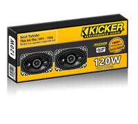 Seat Toledo Anteriore Porta Altoparlanti Kicker 10.2x15.2cm Auto Upgrade 120W