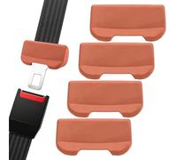 Seatbelt Buckle Protector, 4 pezzi Silicone Friction Buffer, 8 x 4,3 cm Interior Cover, Flessibile Material, Protezione Tool with Anti-Scratch Design, Buckle Guard for SUV and Truck