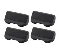 Seatbelt Buckle Protector - Silicone Friction Buffer, 4 Piece Set with Flexible Fit, Soft Protective Rubber, Anti Scratch Shield, Noise Reduction Guard for Sedan Truck RV Daily Commuting
