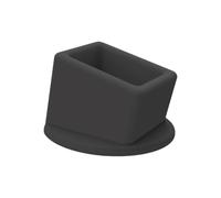 Seatbelt Stabilizer, Auto Rear Seatbelt Receptacle Stand Upright Holder for Easy Access, Silicone Buckle Holder with Universal Fit Function, Car Safety Accessories for General Models Red Black