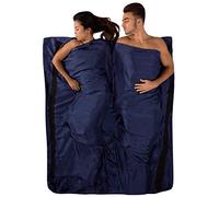 Lenzuola da viaggio Sea to Summit Silk Double 185x185 cm blu
