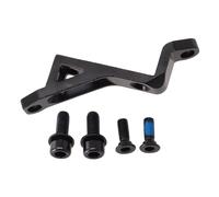 Seatpost A Piatto Supporto Freno Adattatore 16g 20mm Nera Con 4 Bulloni 160 A