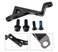 Seatpost A Piatto Supporto Freno Adattatore 16g 20mm Nera Con 4 Bulloni 160 A