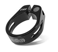 Seatpost morsetto 34.9 Seatpost morsetto per sella da bicicletta, per sella da 34,9 mm in lega di alluminio per bicicletta da montagna e da strada (nero)