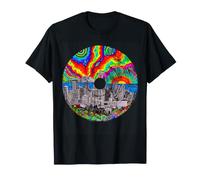 Seattle, Arcobaleno, Record, Orizzonte, Punto di Riferimento, Illustrazione Maglietta