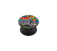 seattle, arcobaleno, record, orizzonte, punto di riferimento, illustrazione PopSockets PopGrip Adesivo